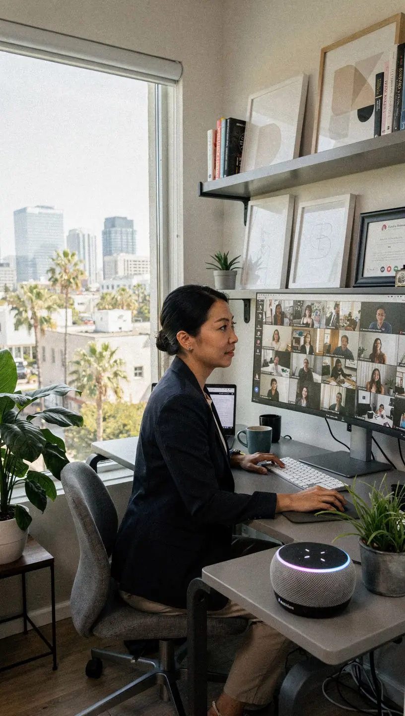 Diagram illustrating integration of various smart home devices for optimized lifestyle management